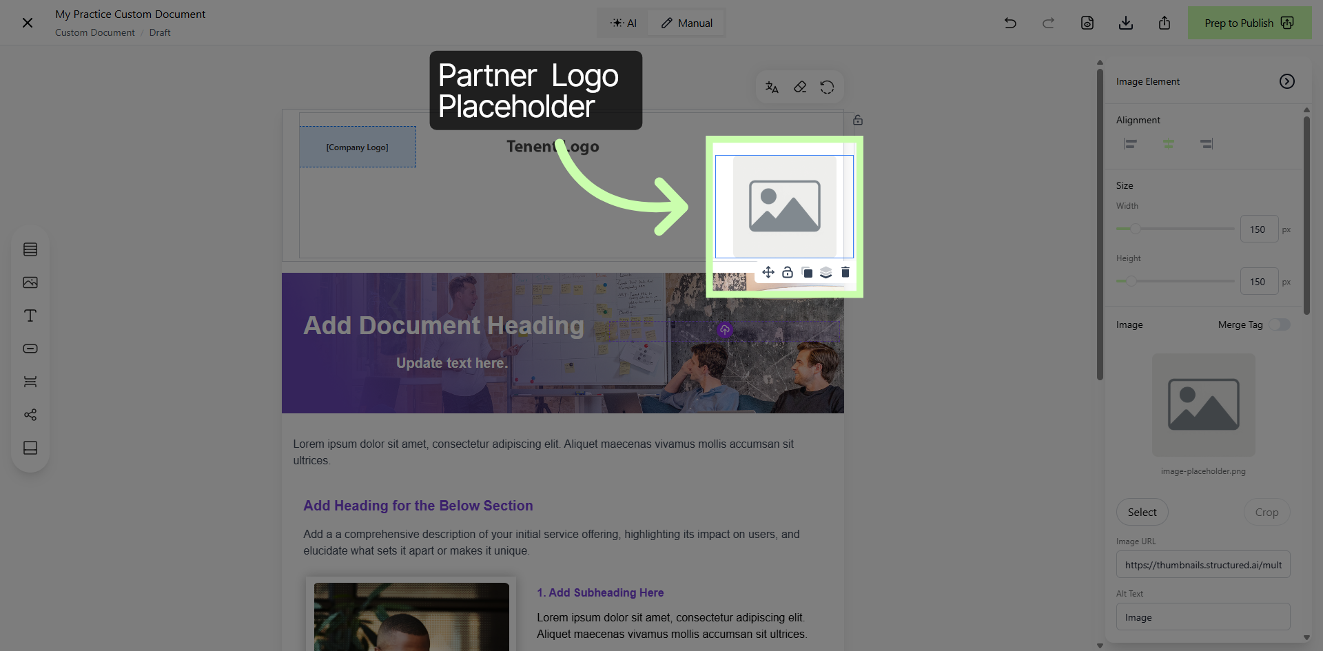 Image Element Acts as a Placeholder