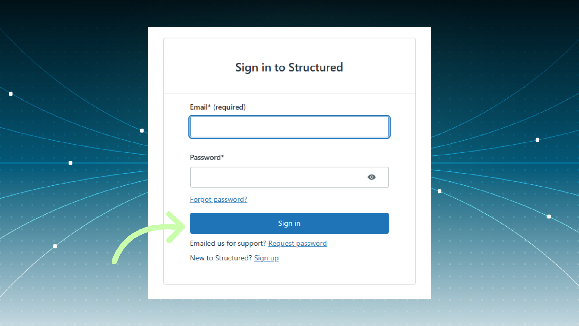 Logging in to the Portal