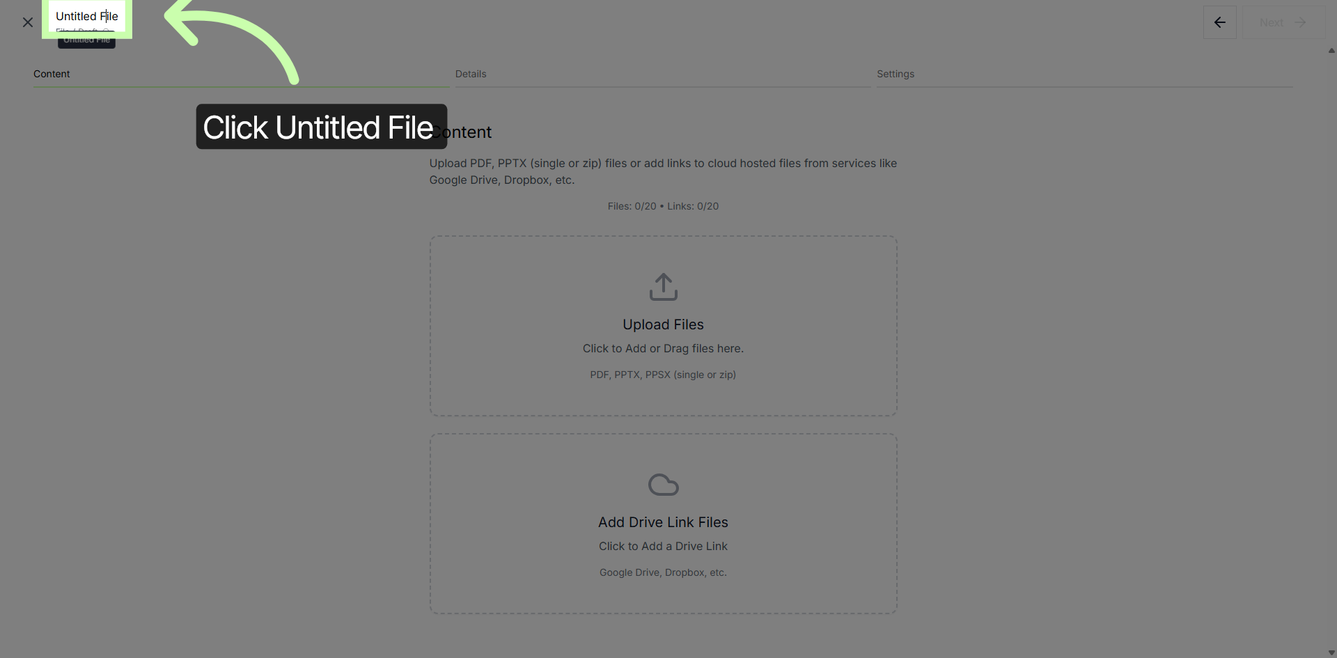 Naming Your File
