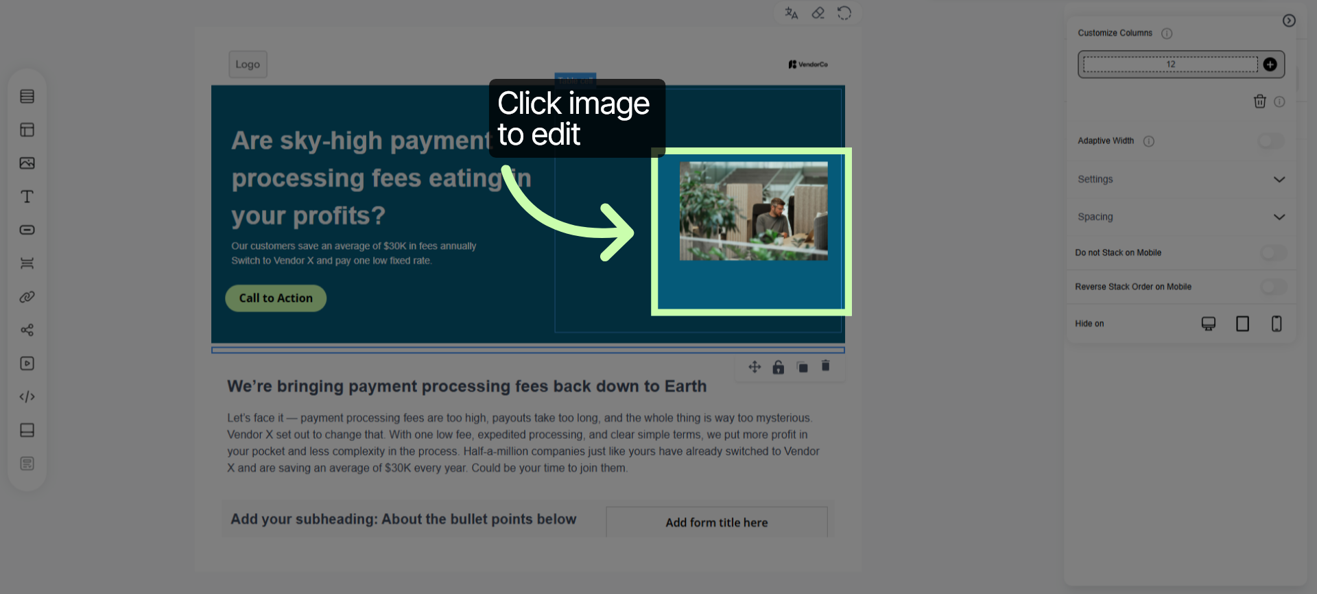 Editing an Image