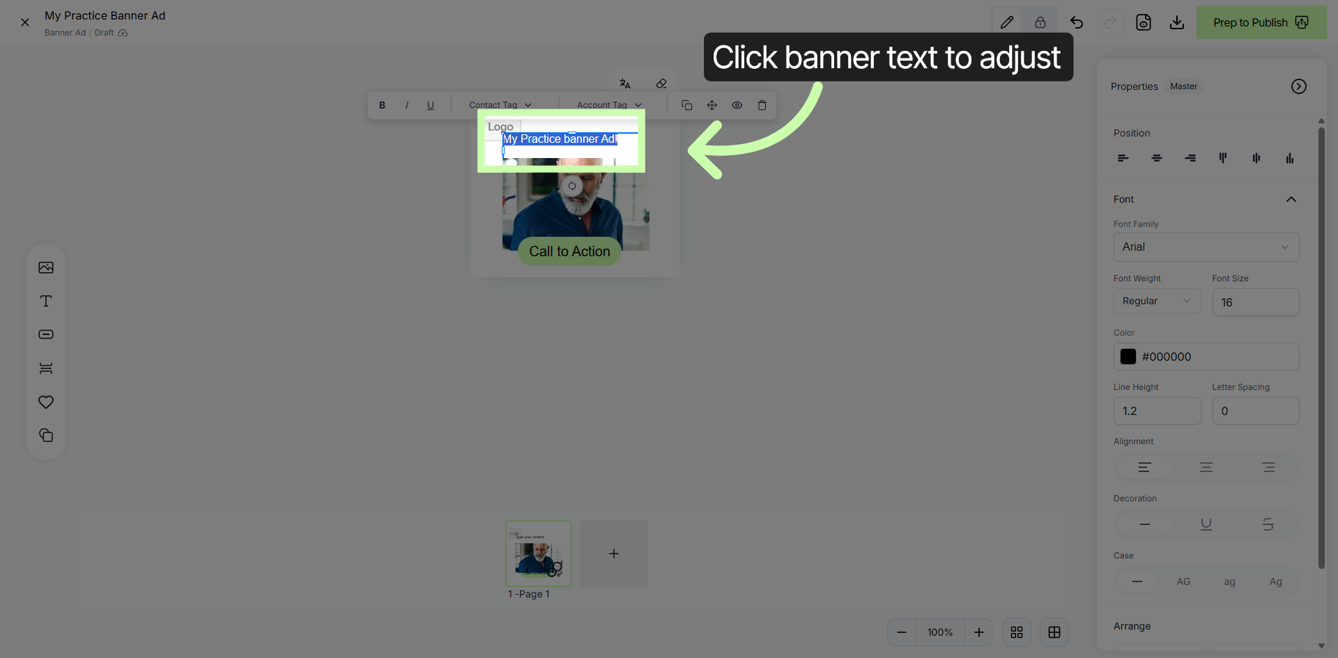 Choose Text Style