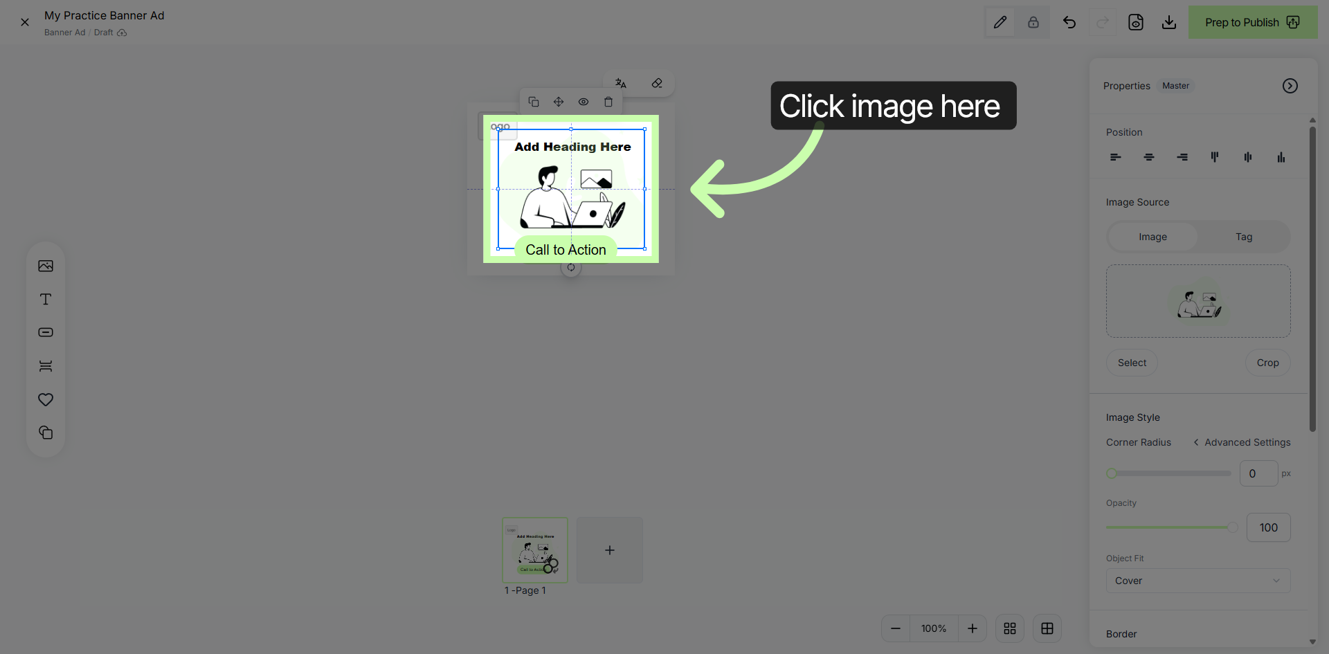 Select Banner Element