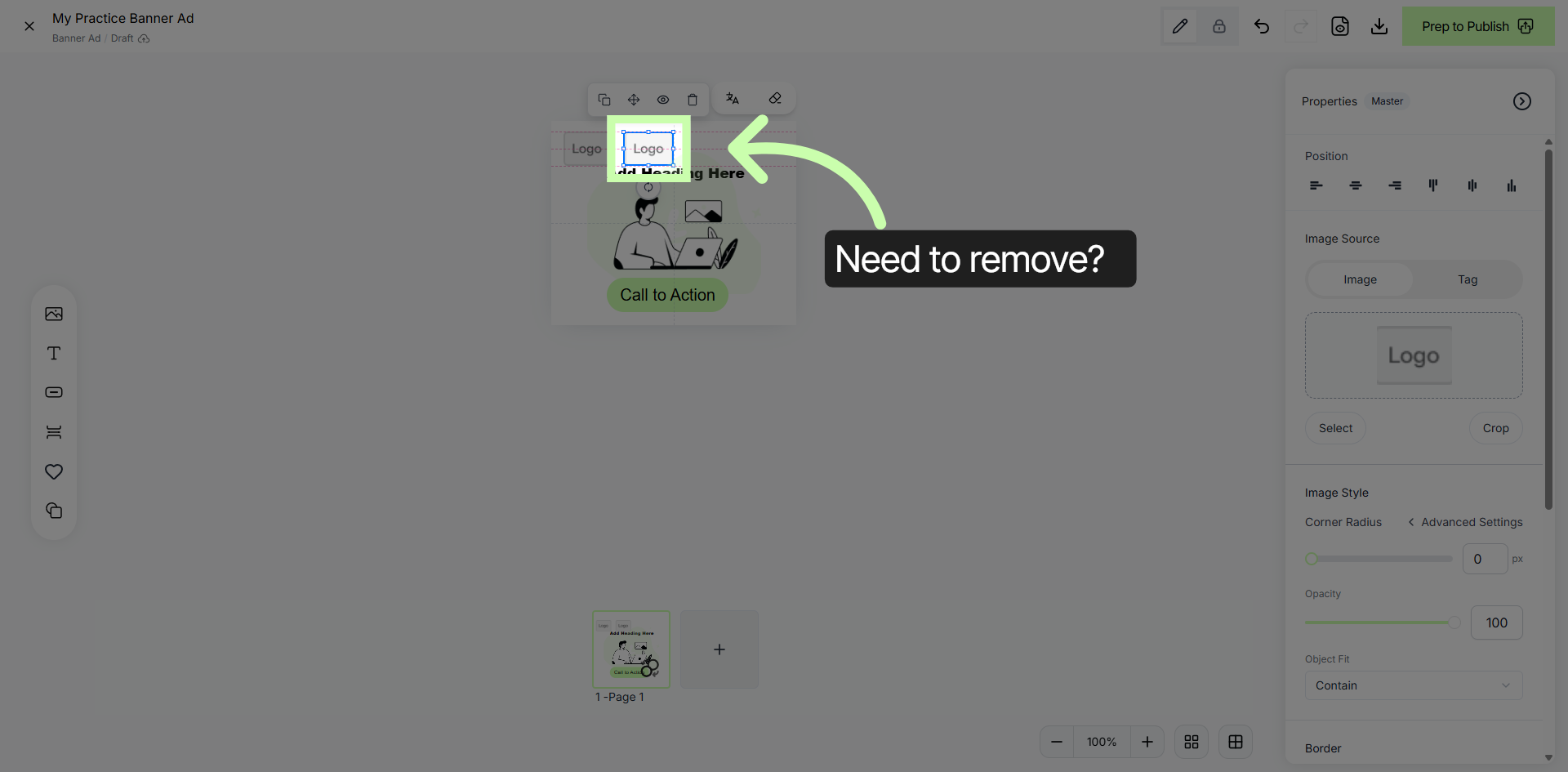 Access Banner Options