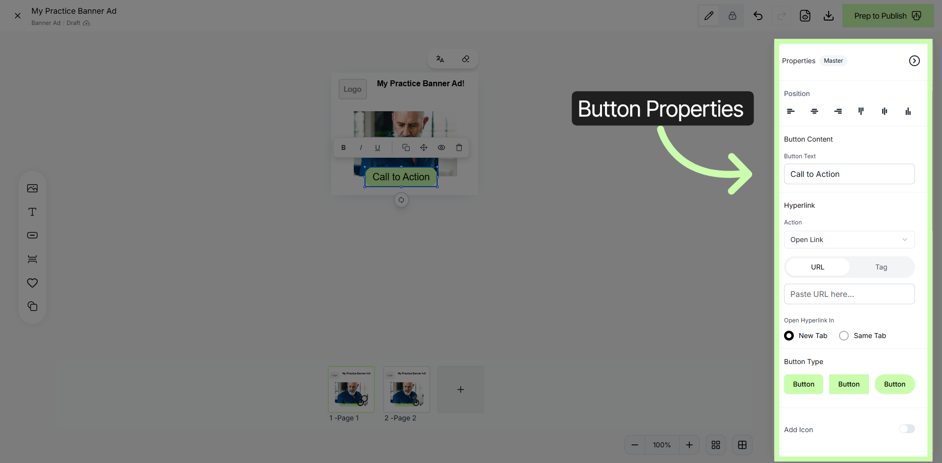 Button Properties