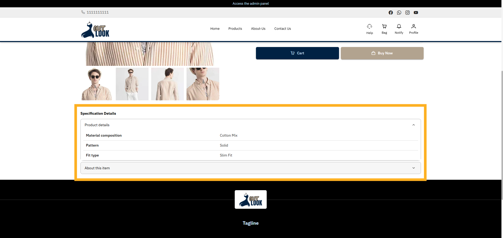 Review Specification In Product View