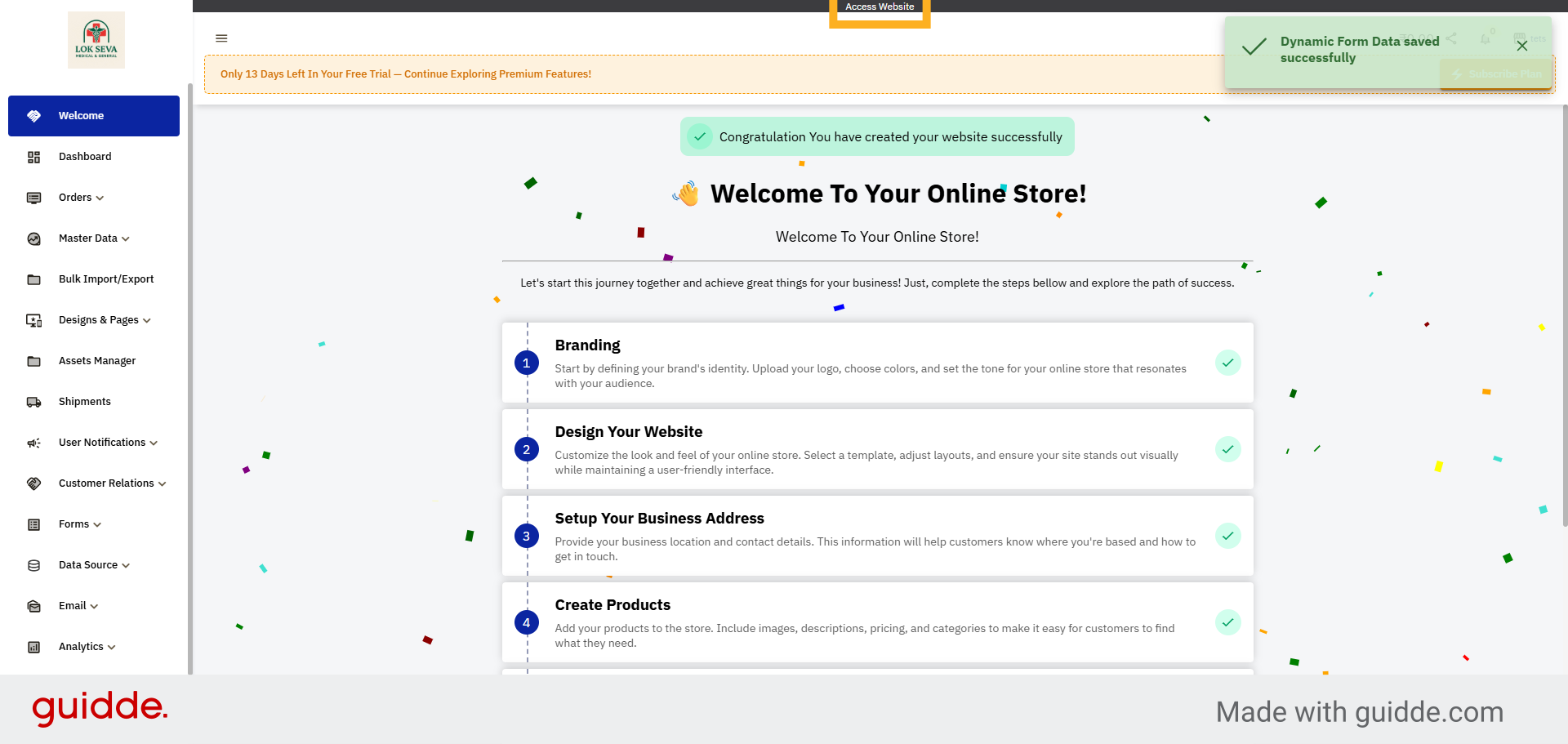 Click Access Website