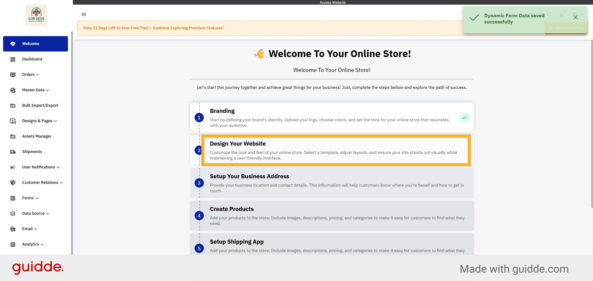  Open Design Website Section