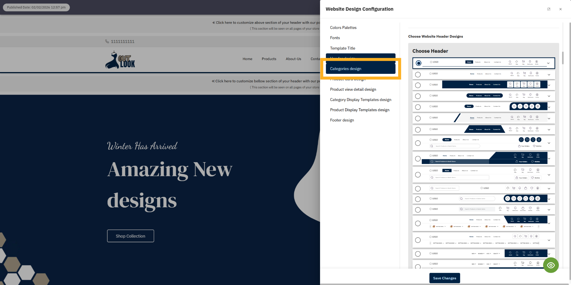Access Categories Design