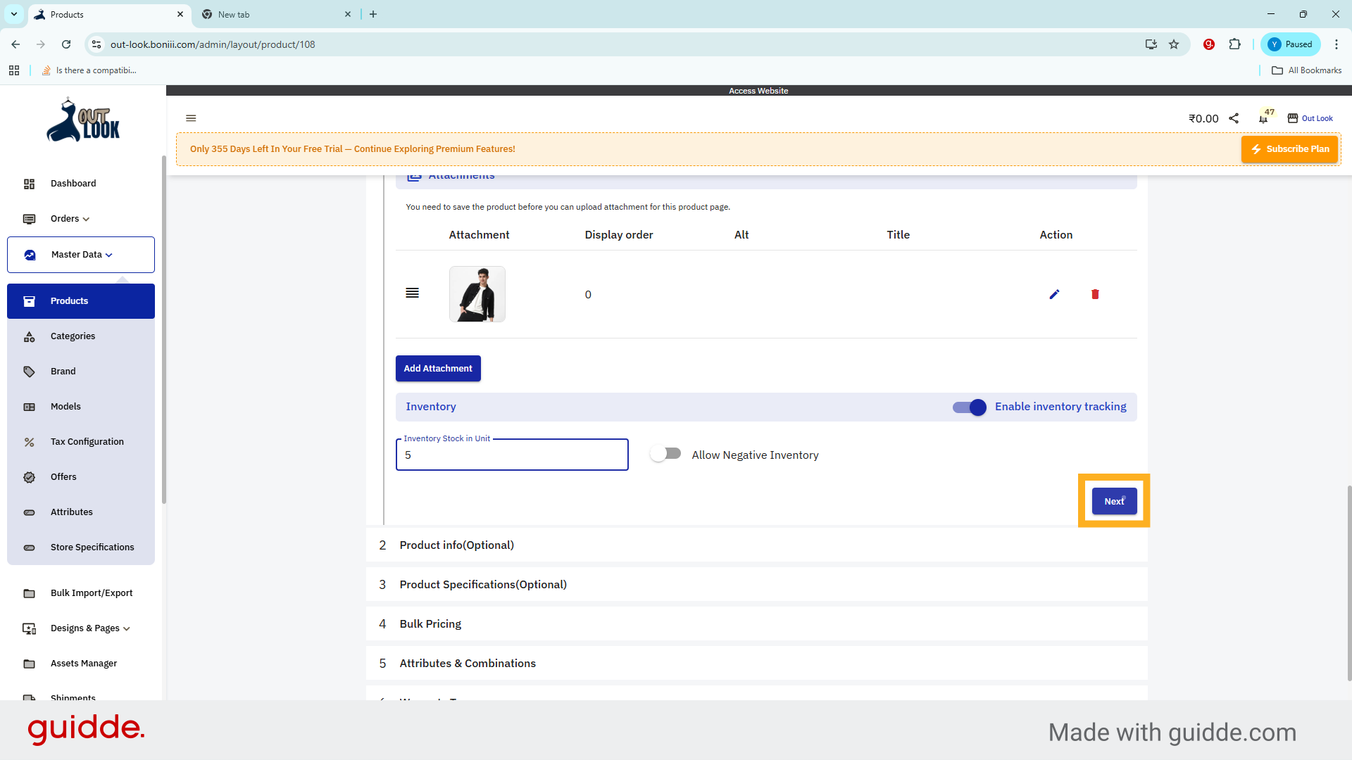 Proceed To Next Step
