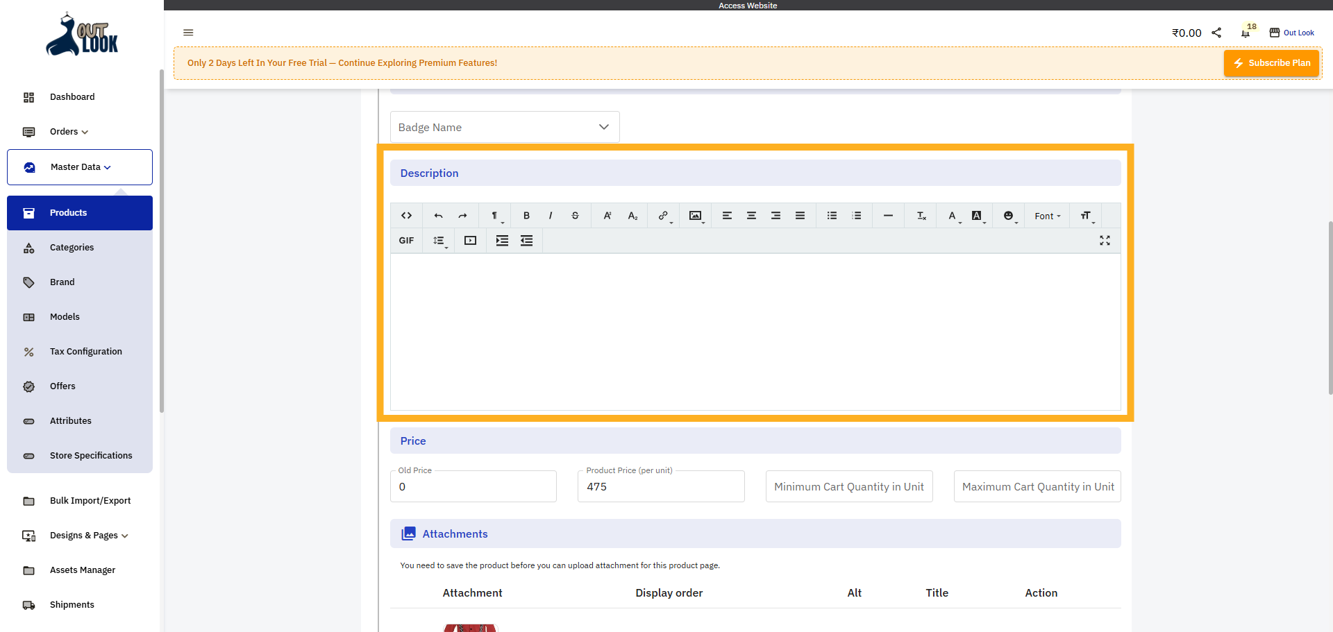 Enter Product Description