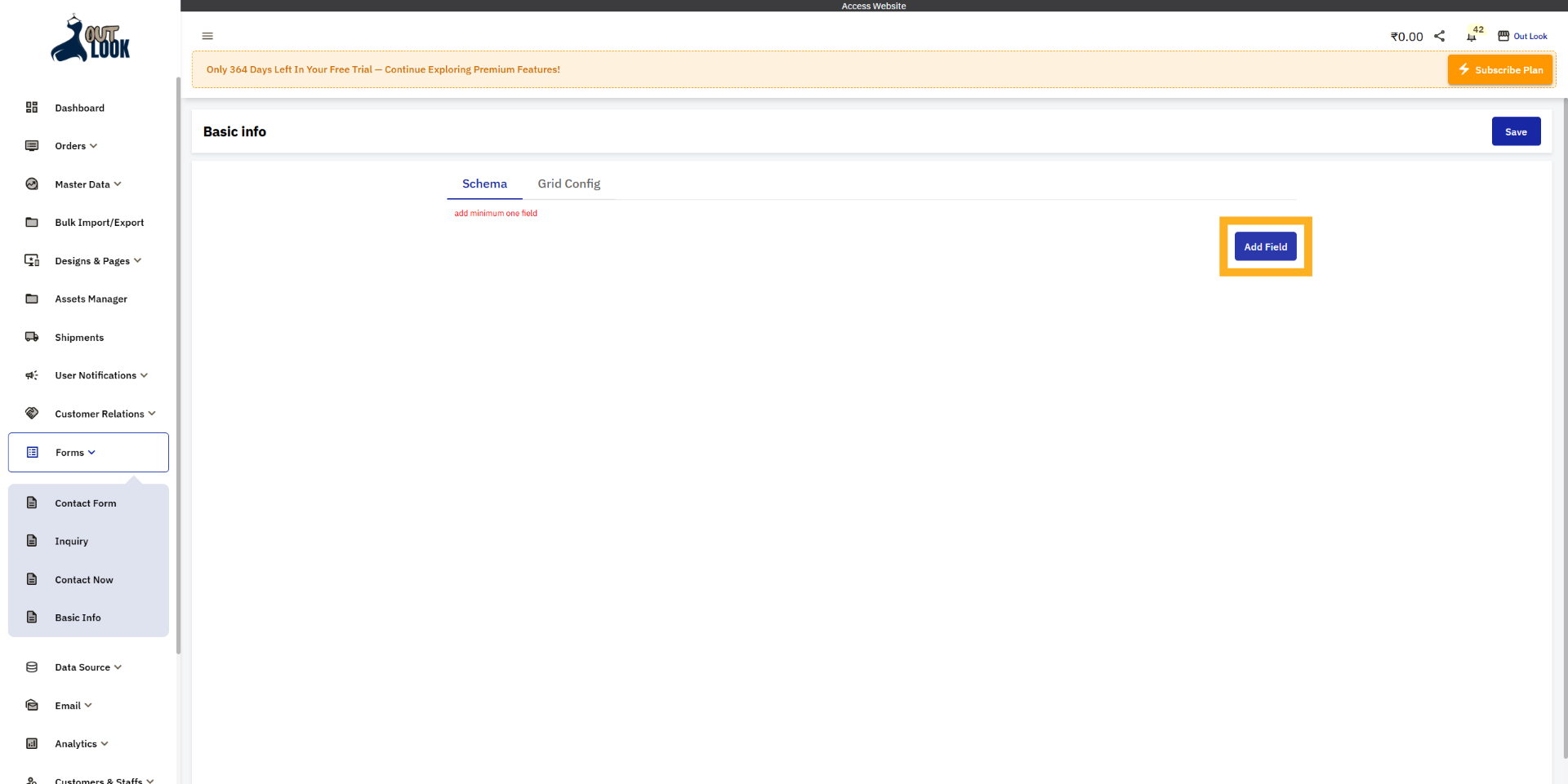 Add New Field to Form
