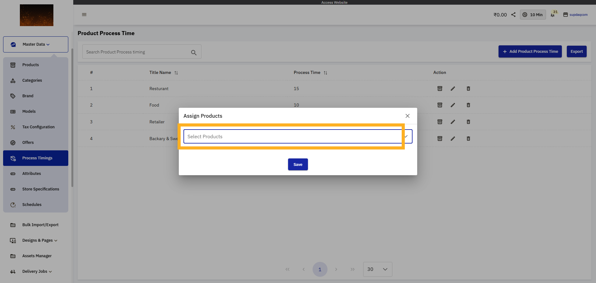 Open Product Selection