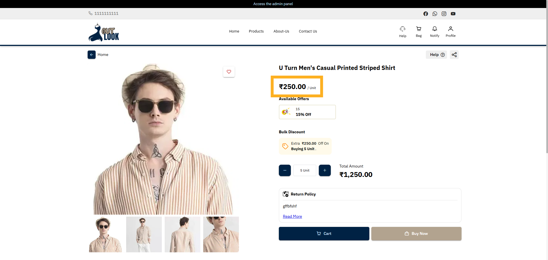 Check Discounted Unit Price