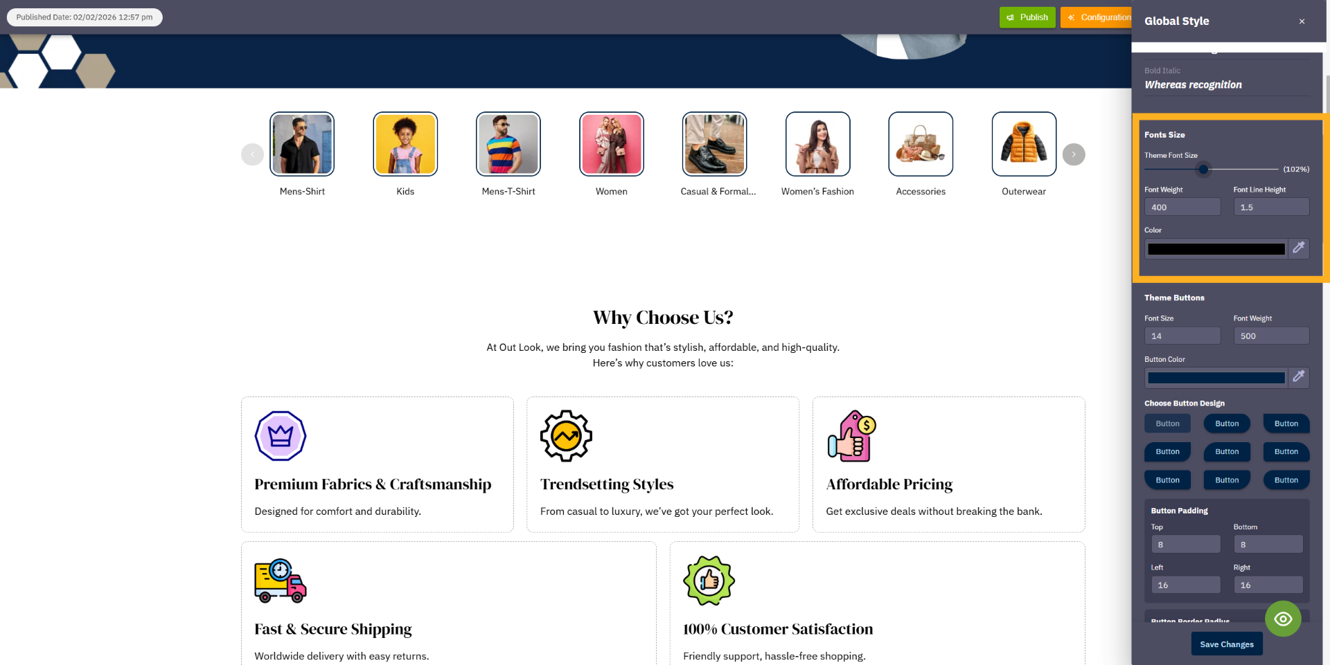 Modify Theme Font Properties