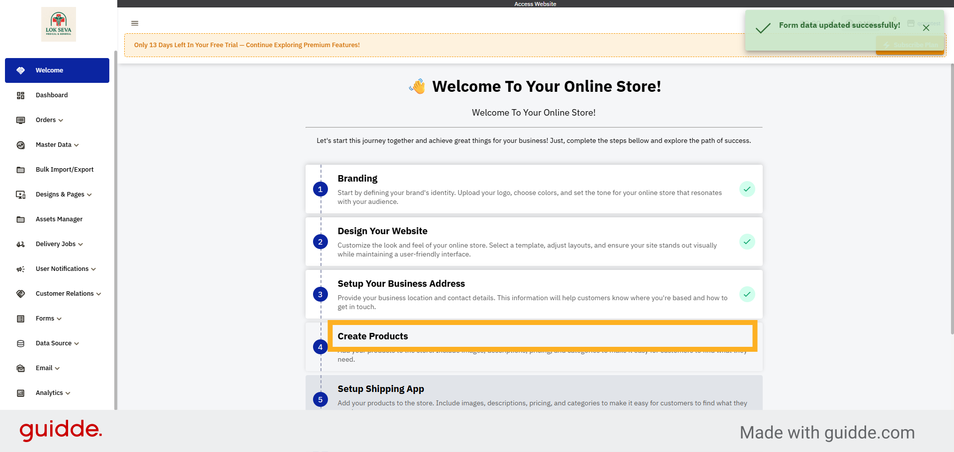 Open Product Creation