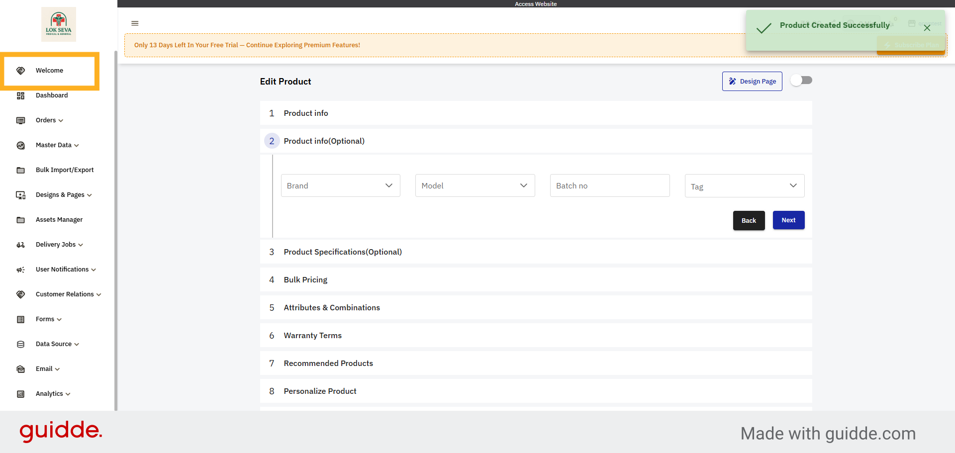 Return To Welcome Screen