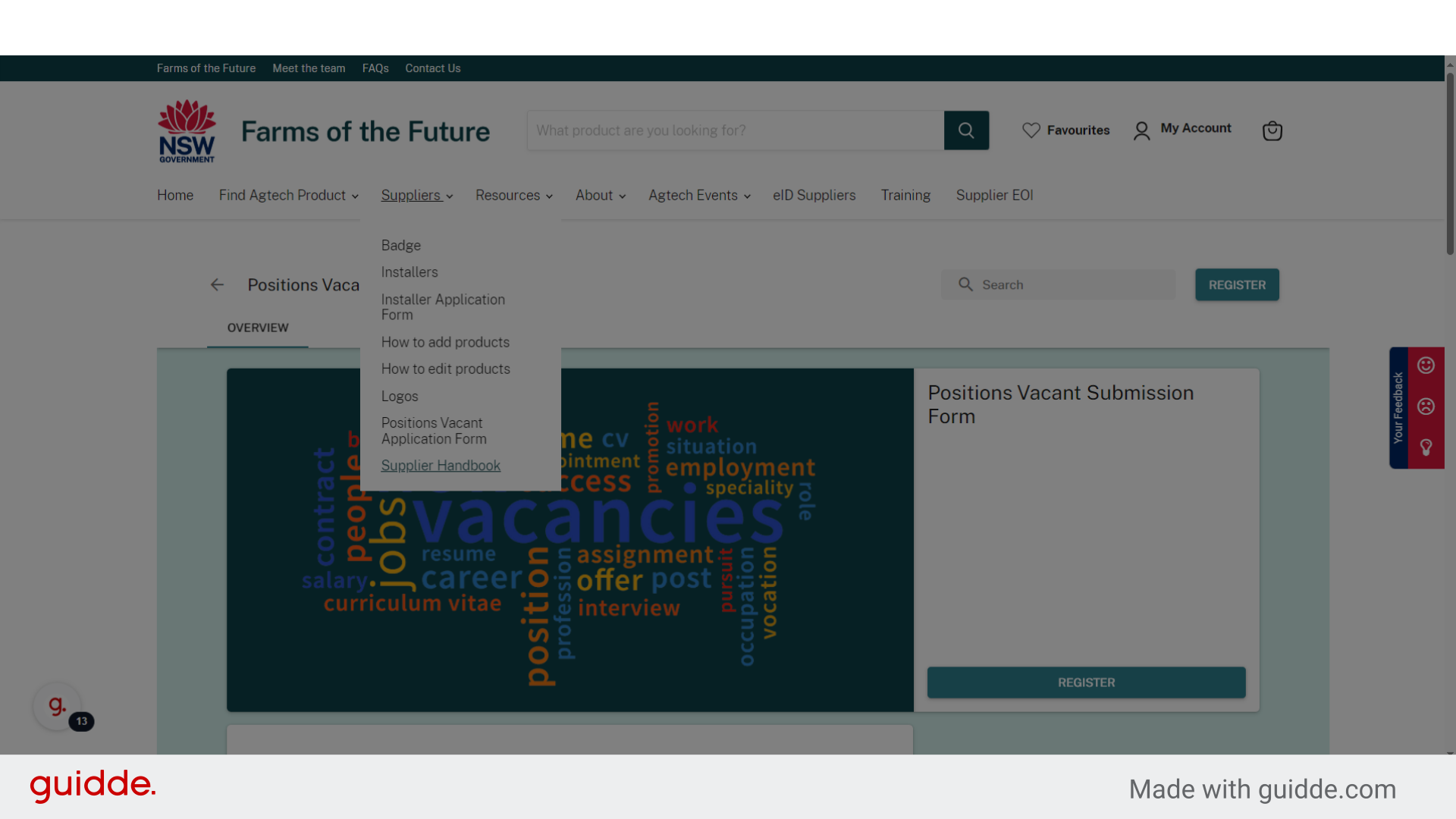 Positions Vacant