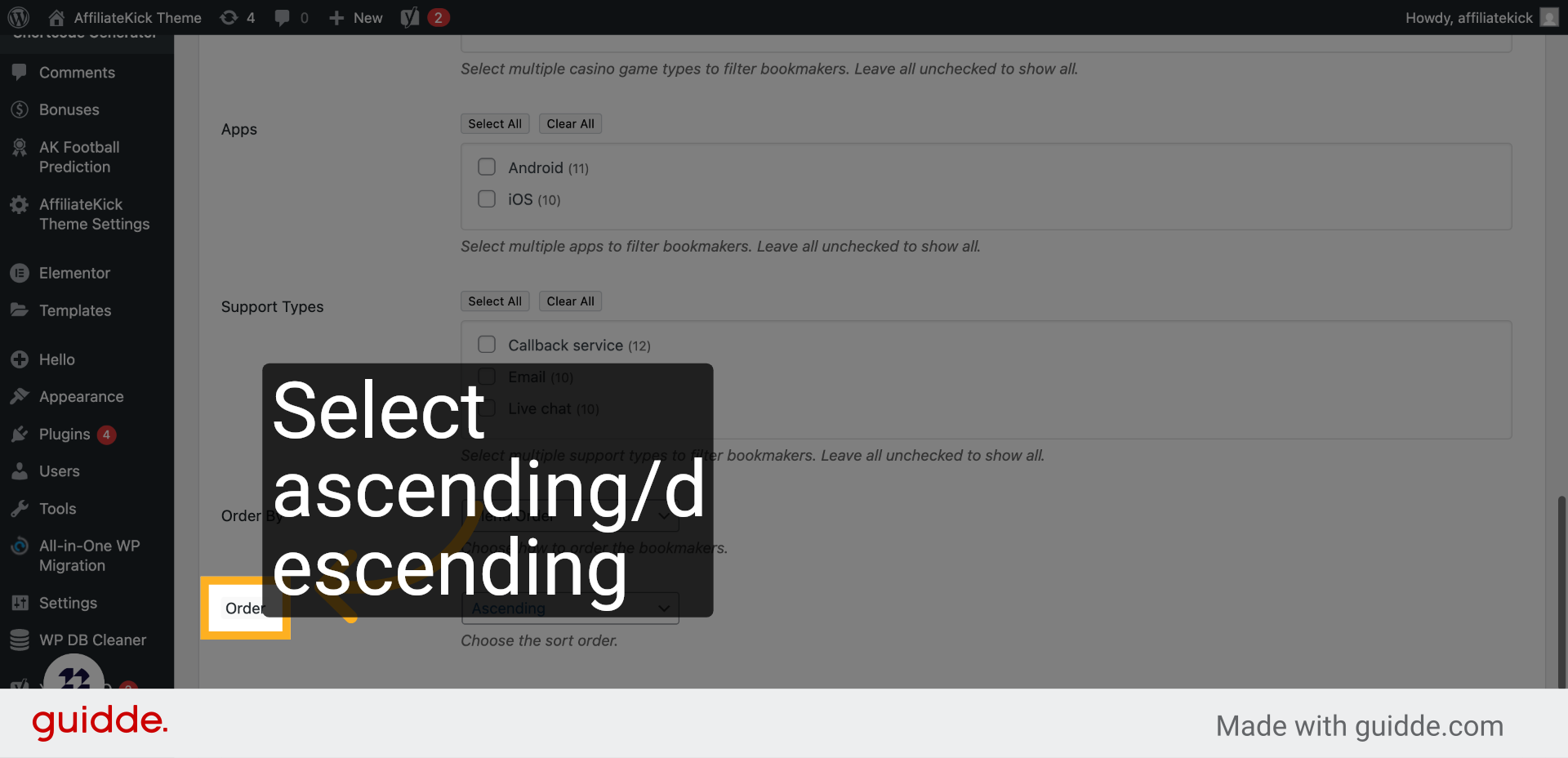 Click 'Order'