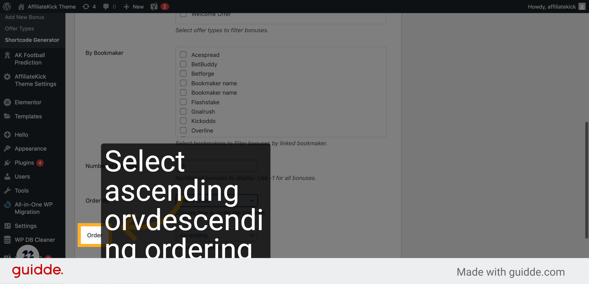 Click 'Order'