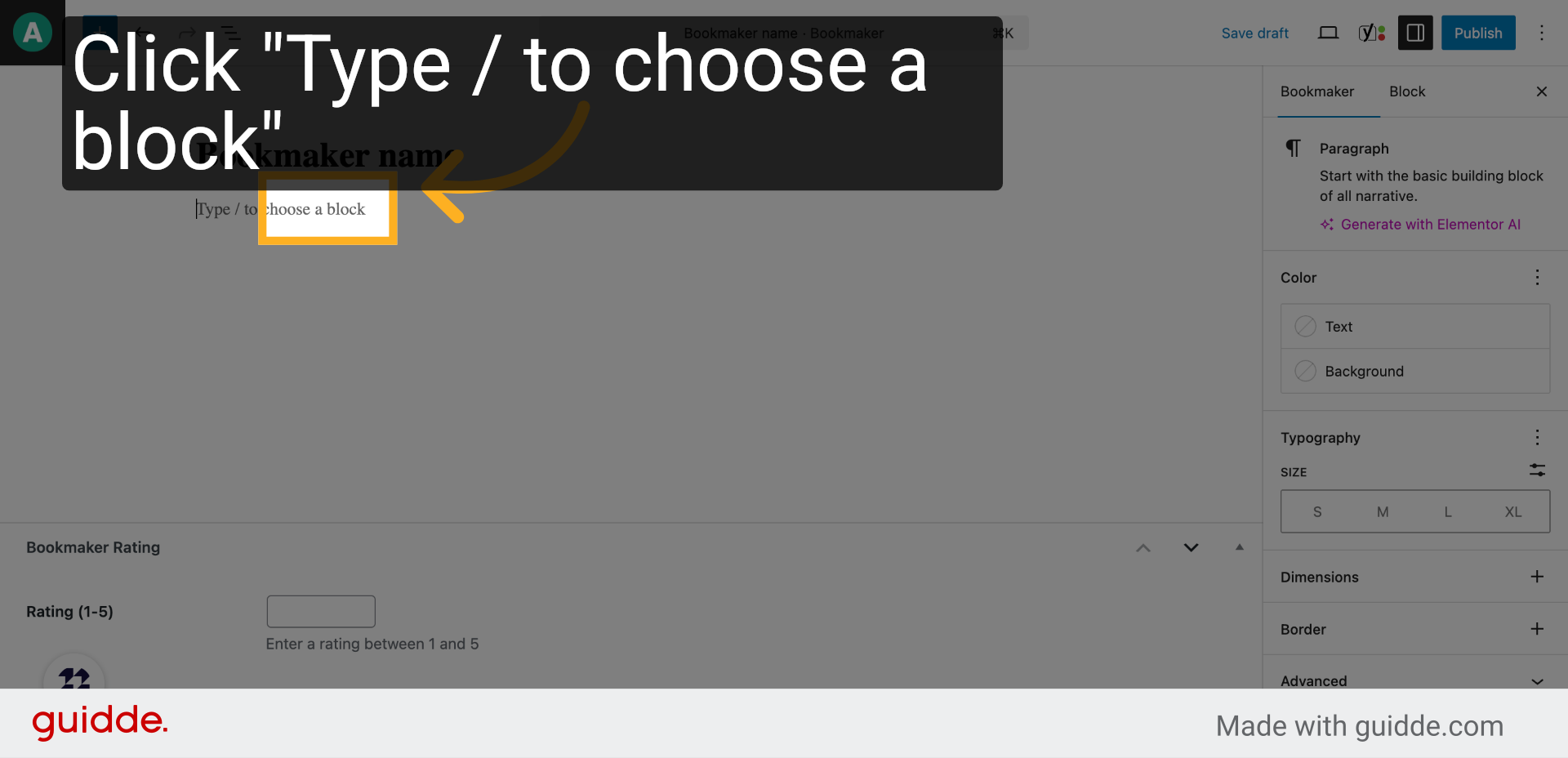 Add the review