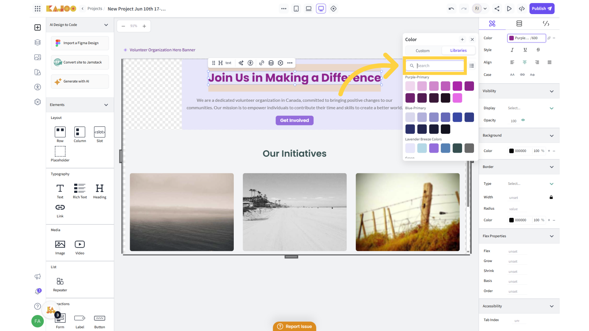 Search Color
