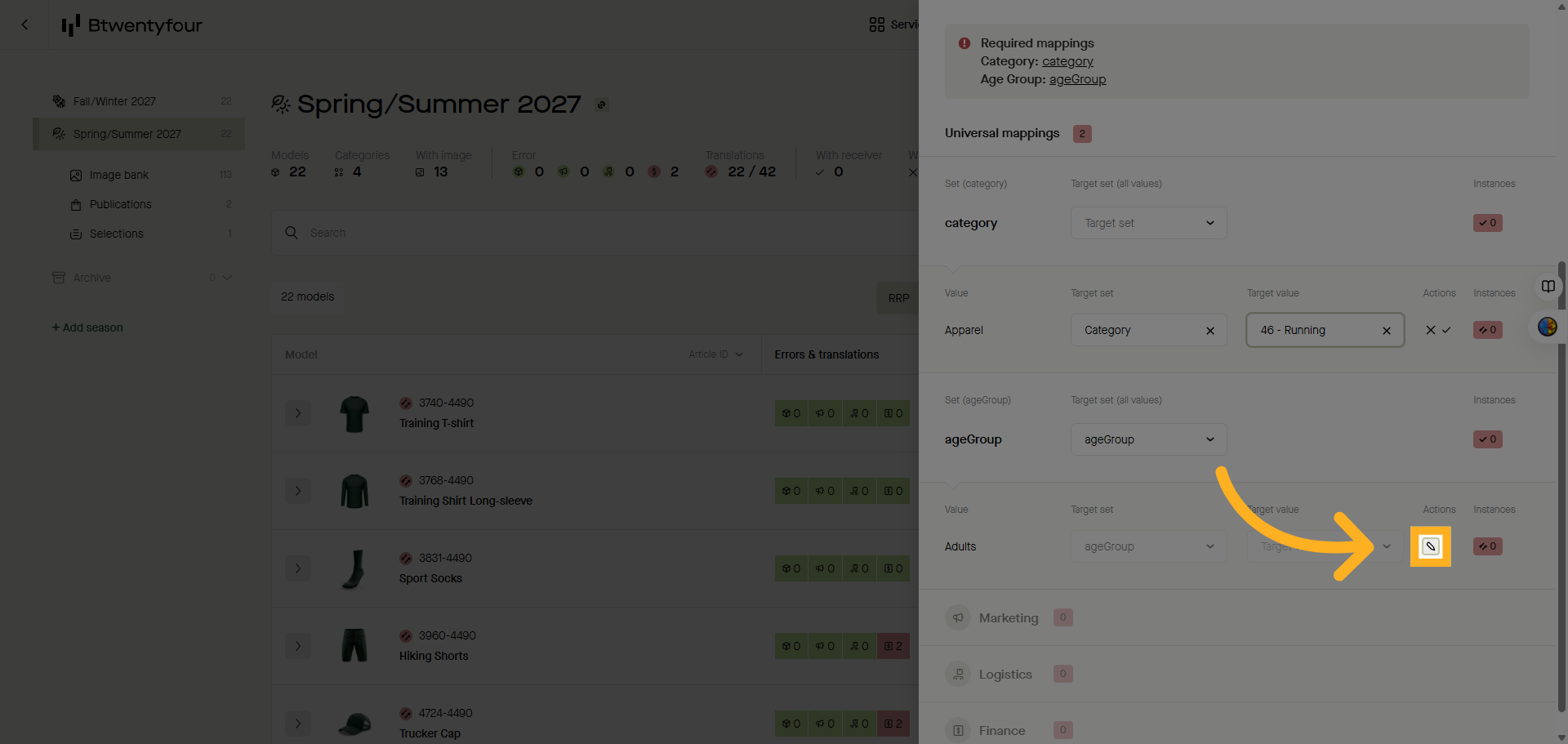 Open Additional Options