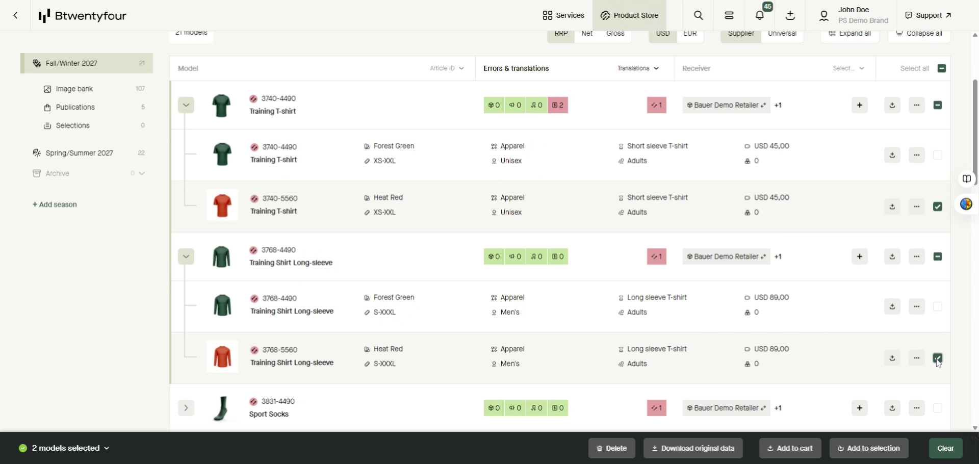 Confirm Selection Feature