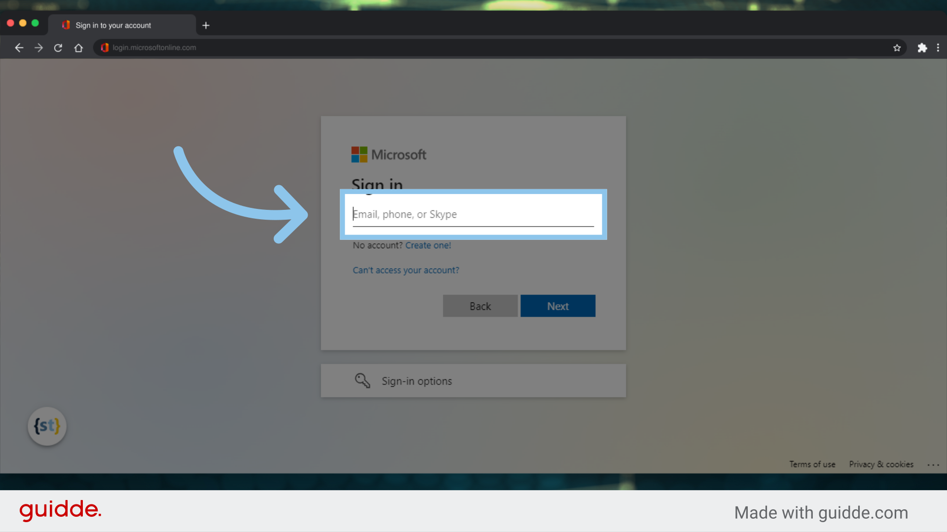 go to portal.office.com