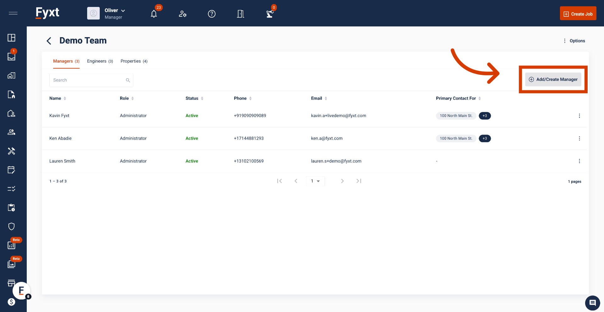Adding Managers