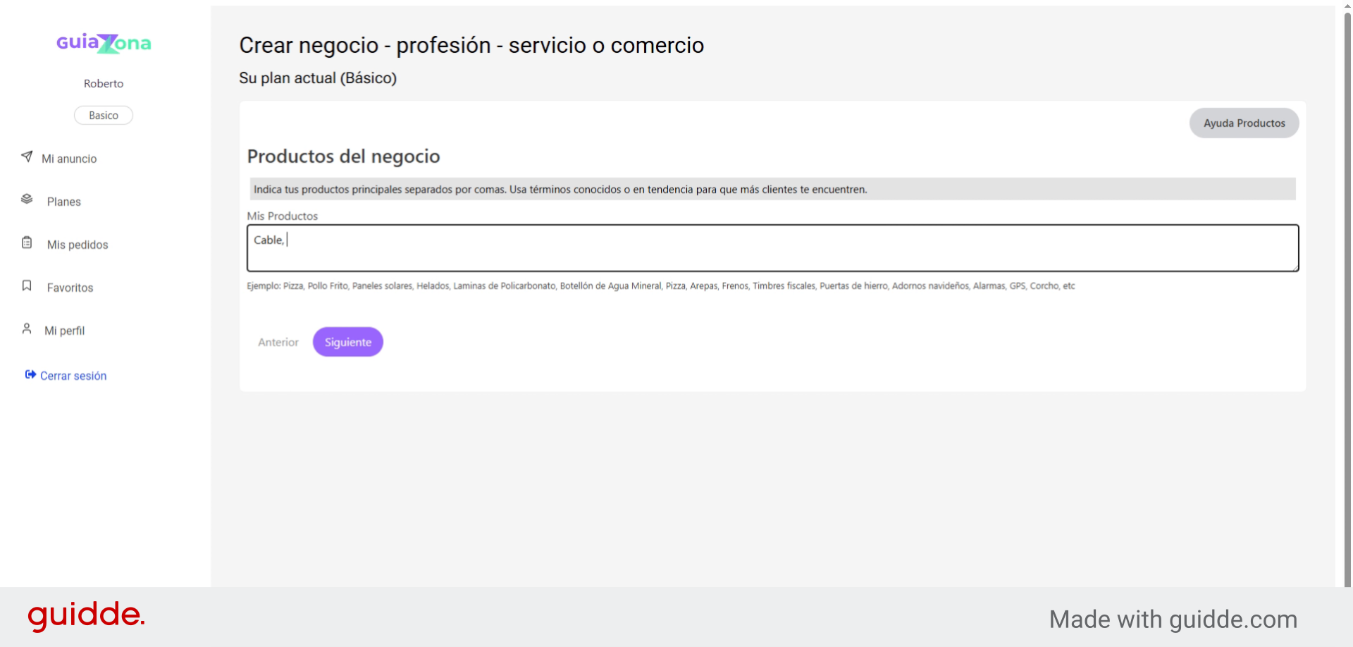 Productos ok