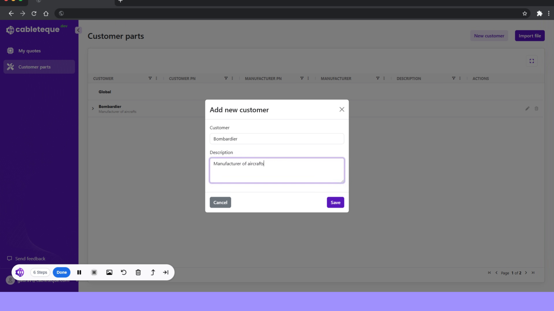 Update the description