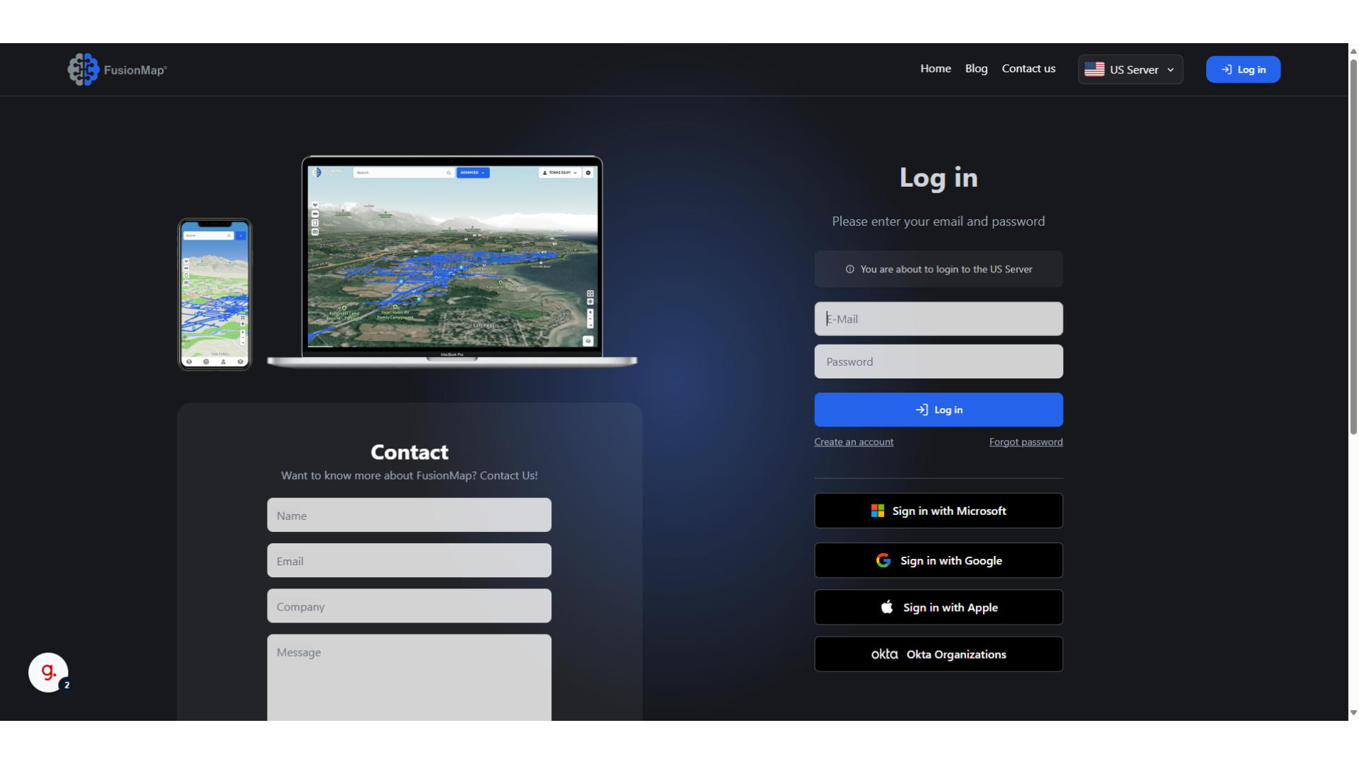 The Login Page