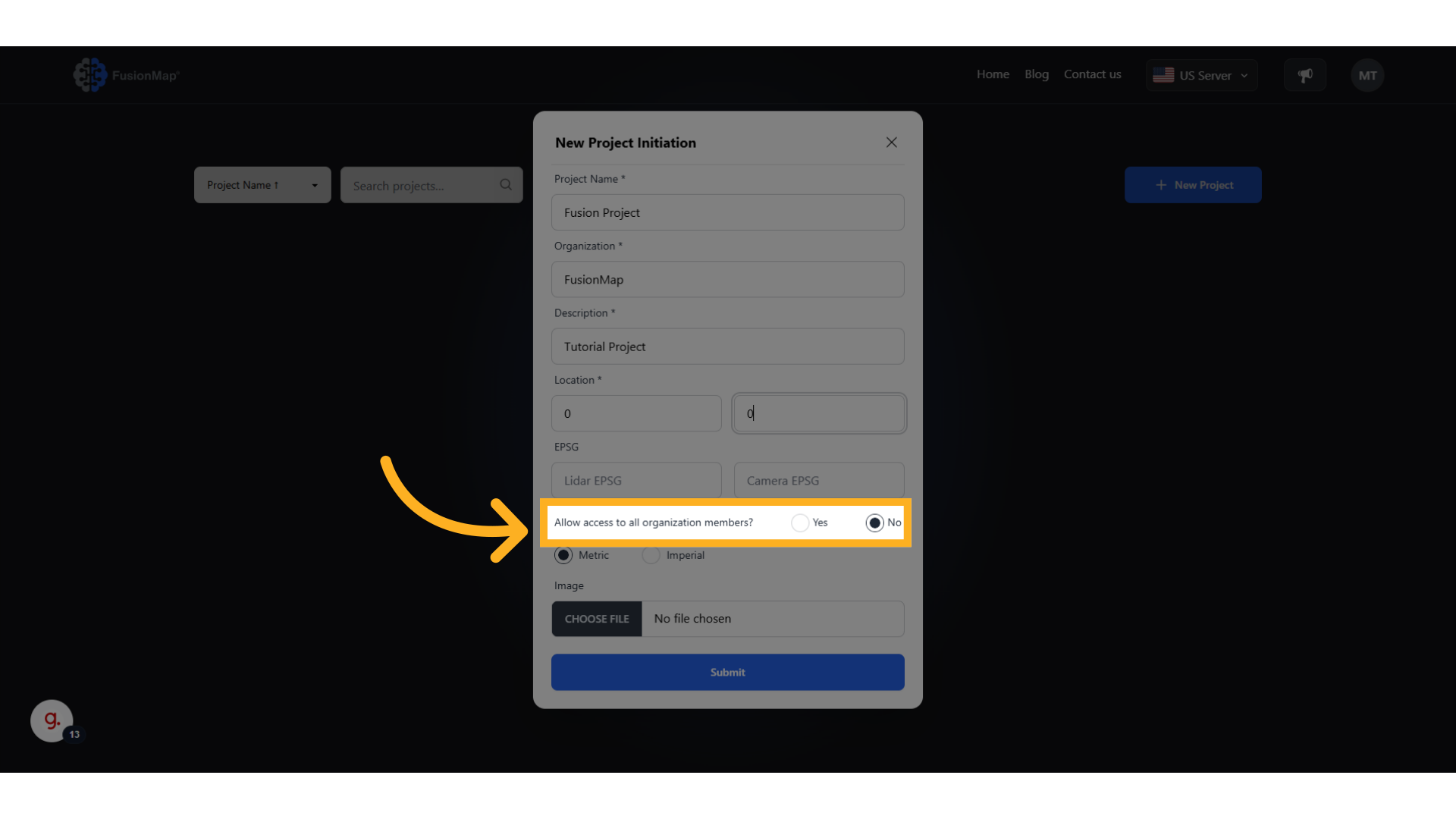 Choose who gets to access your project