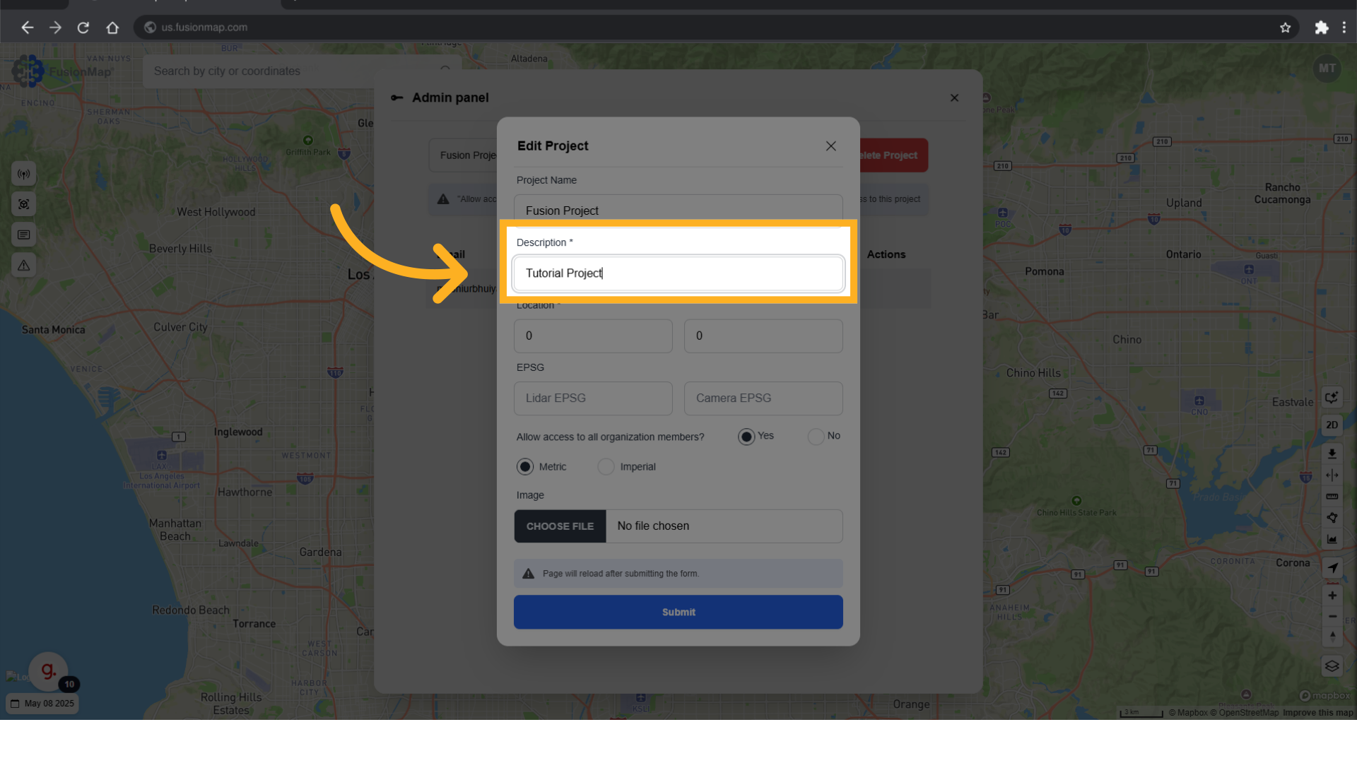 Change your project's description here