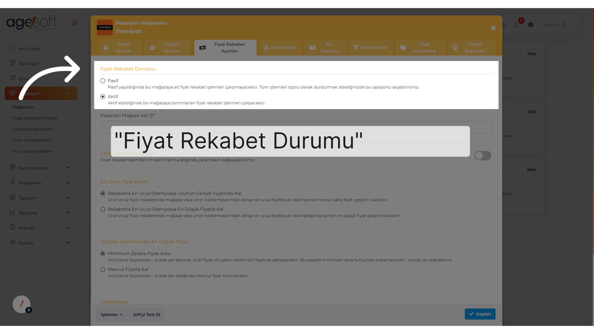 'Fiyat Rekabet Durumu'
