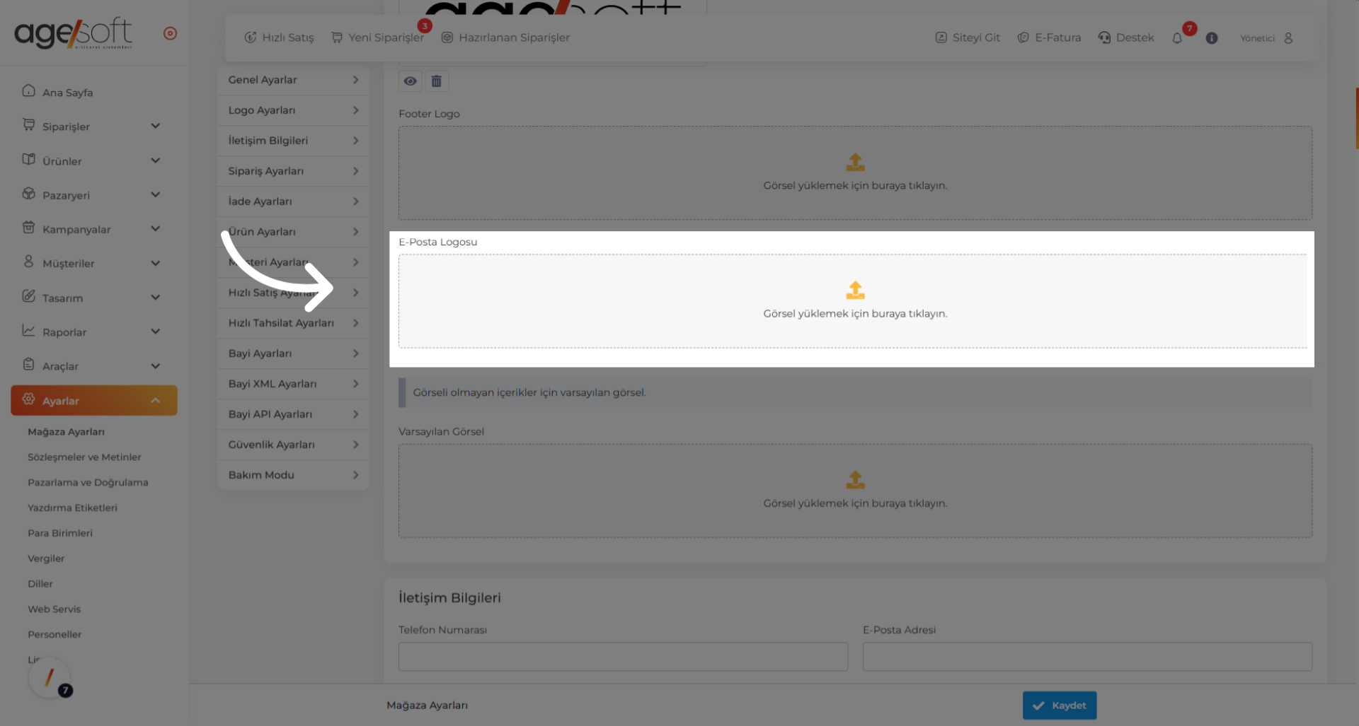 Tıklamak 'E-Posta Logosu'