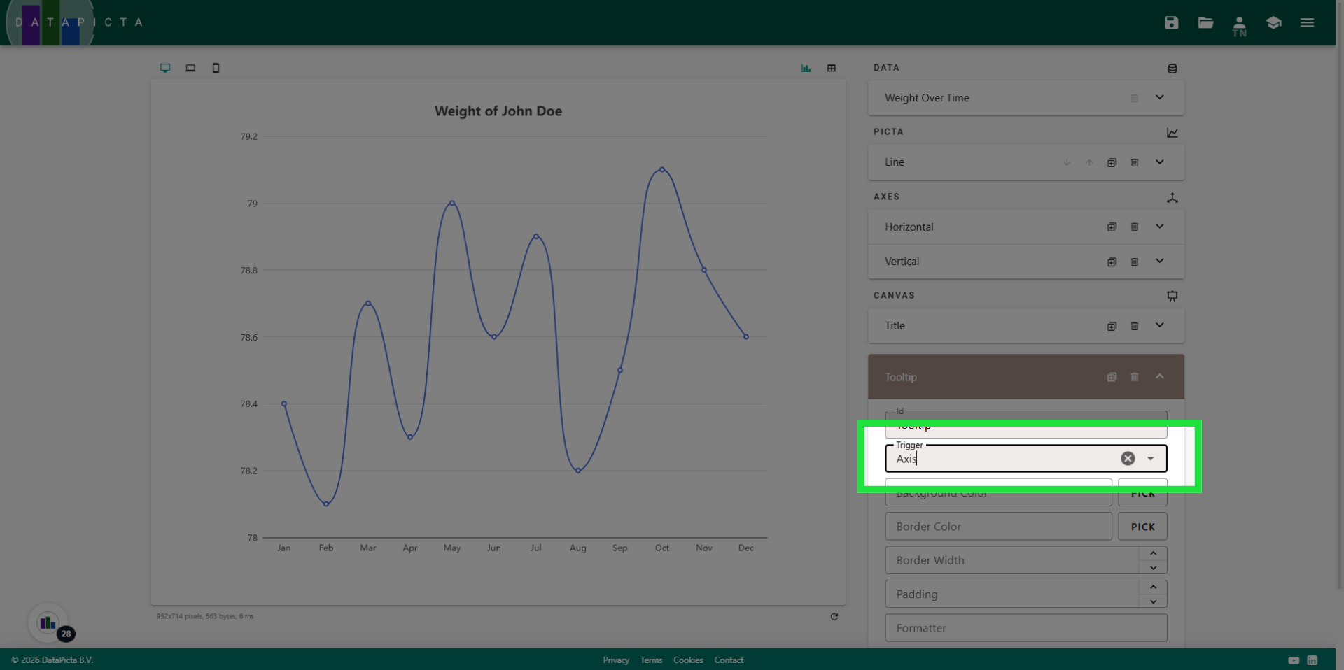 Change Tooltip Trigger