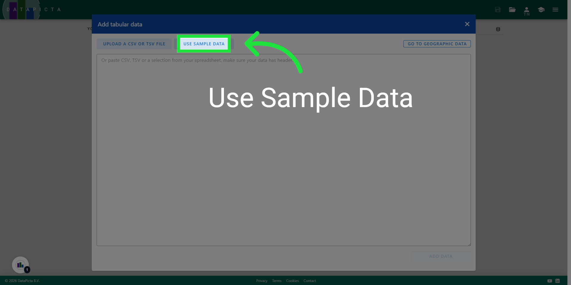 Load Sample Data Set