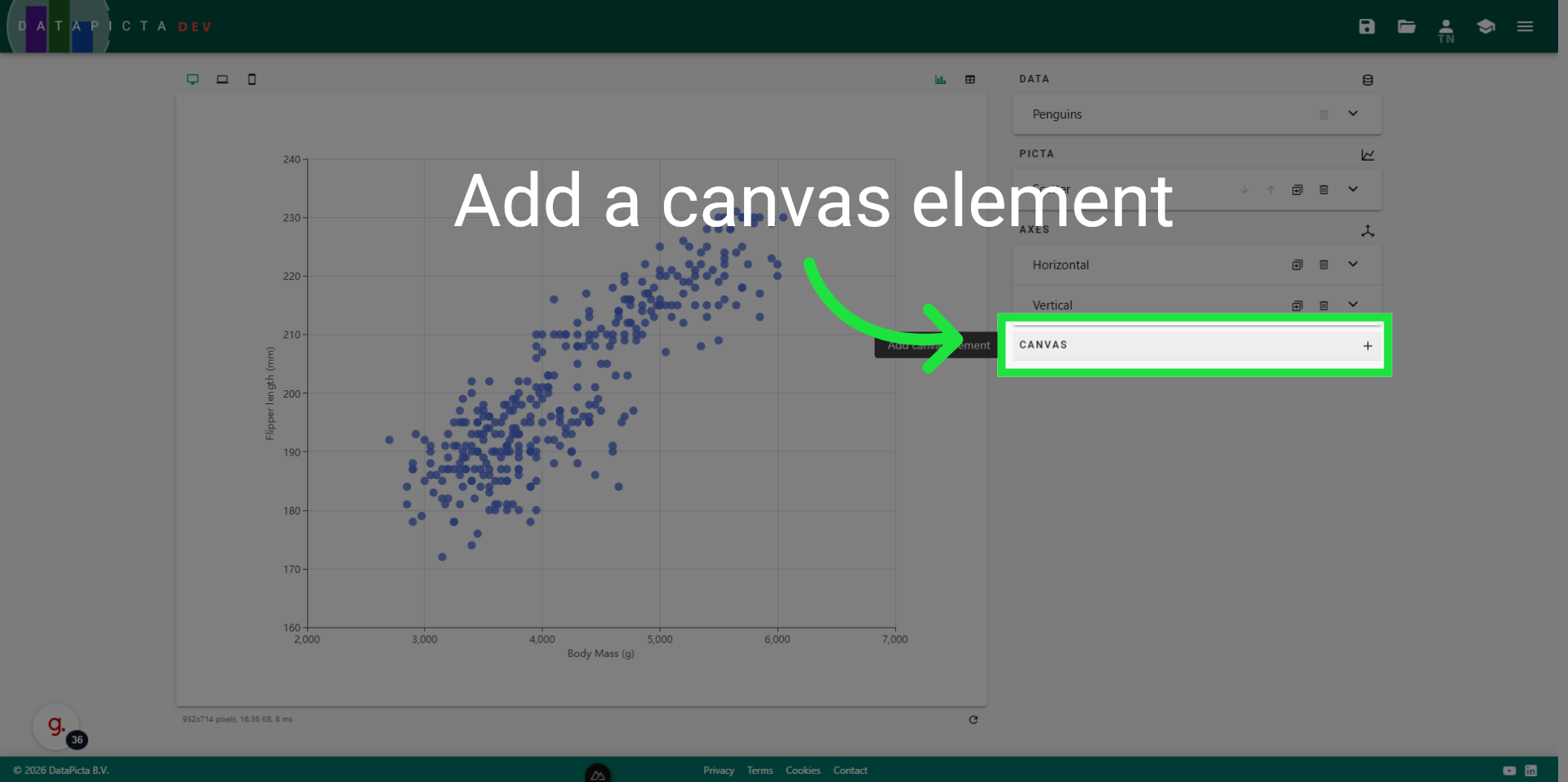 Add Canvas Element