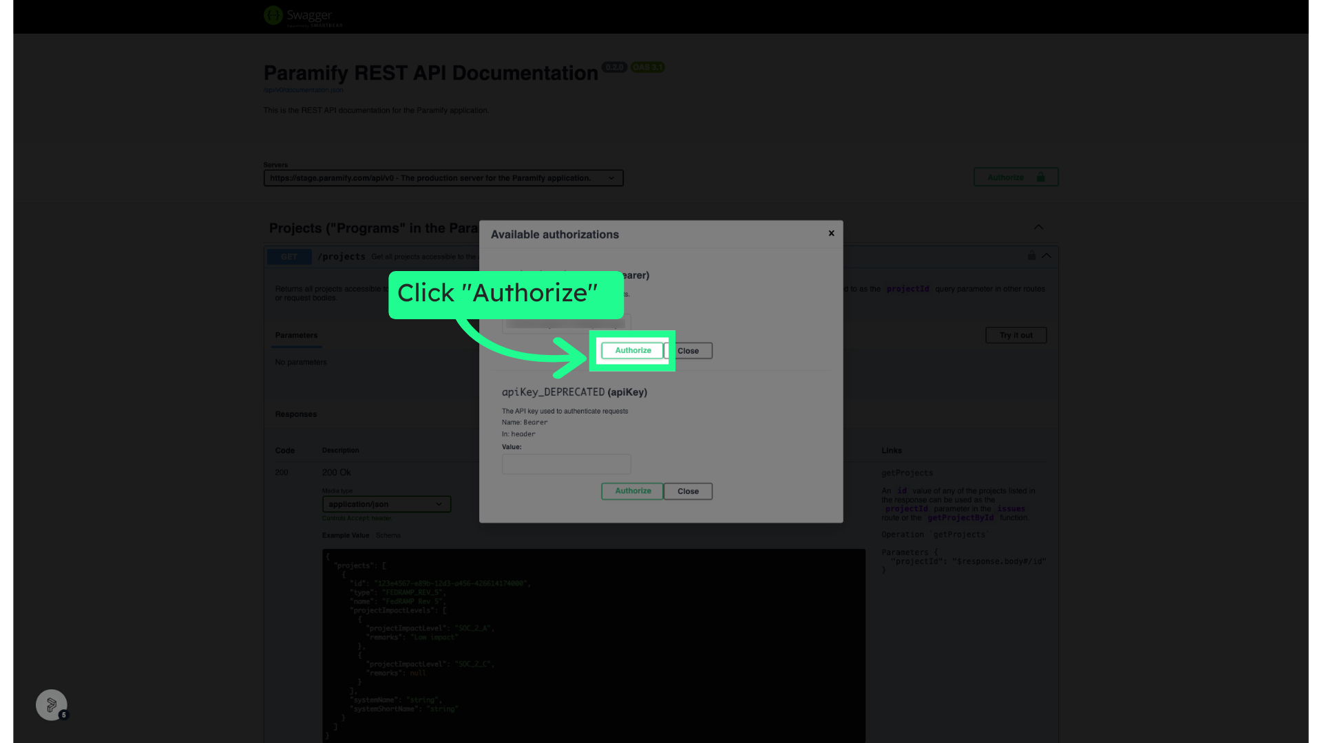 Click 'Apply credentials'