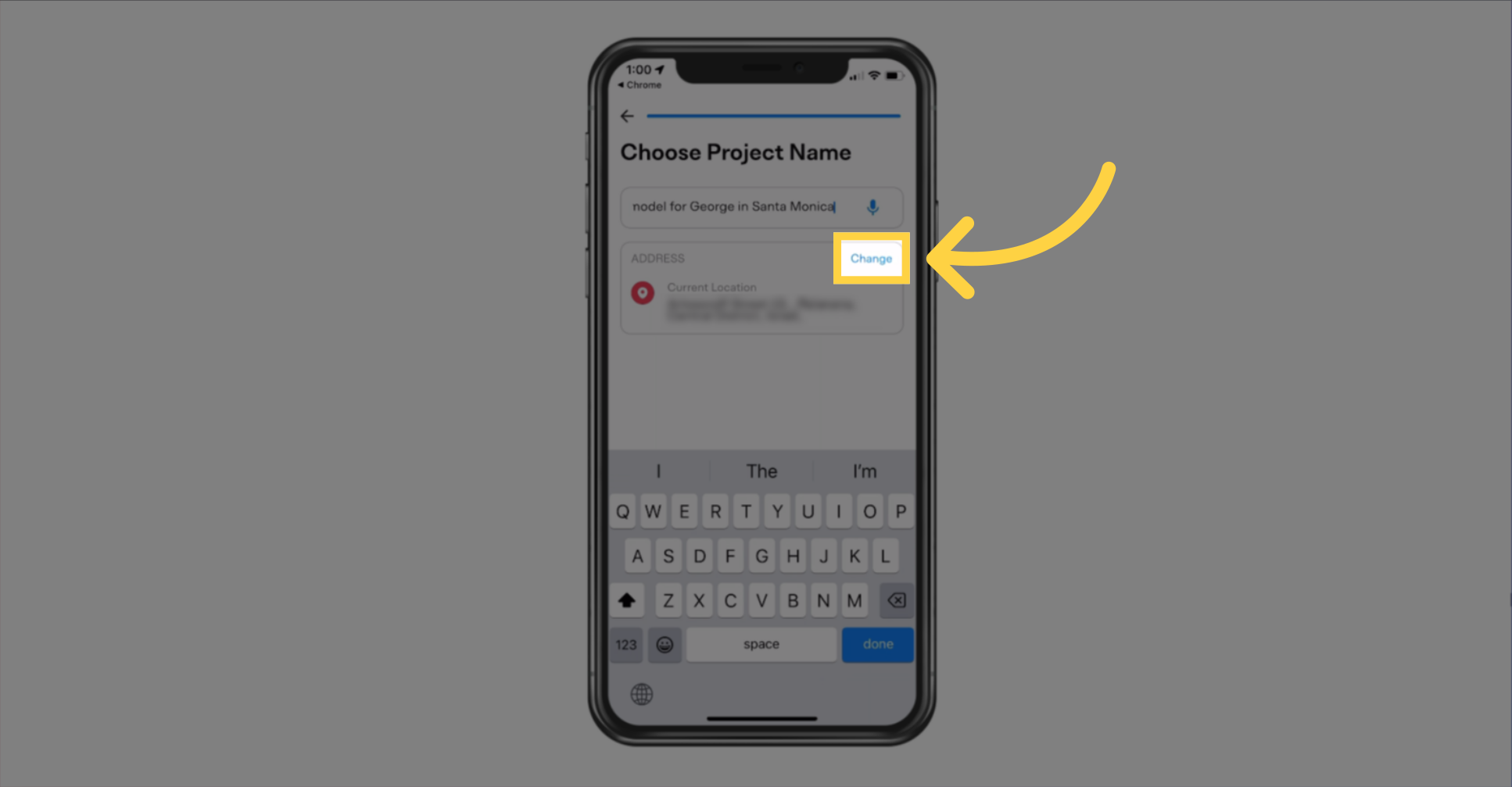 Setting the Project Address