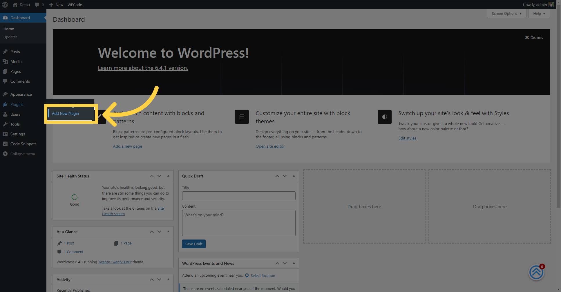 Install the WordPress Plugin