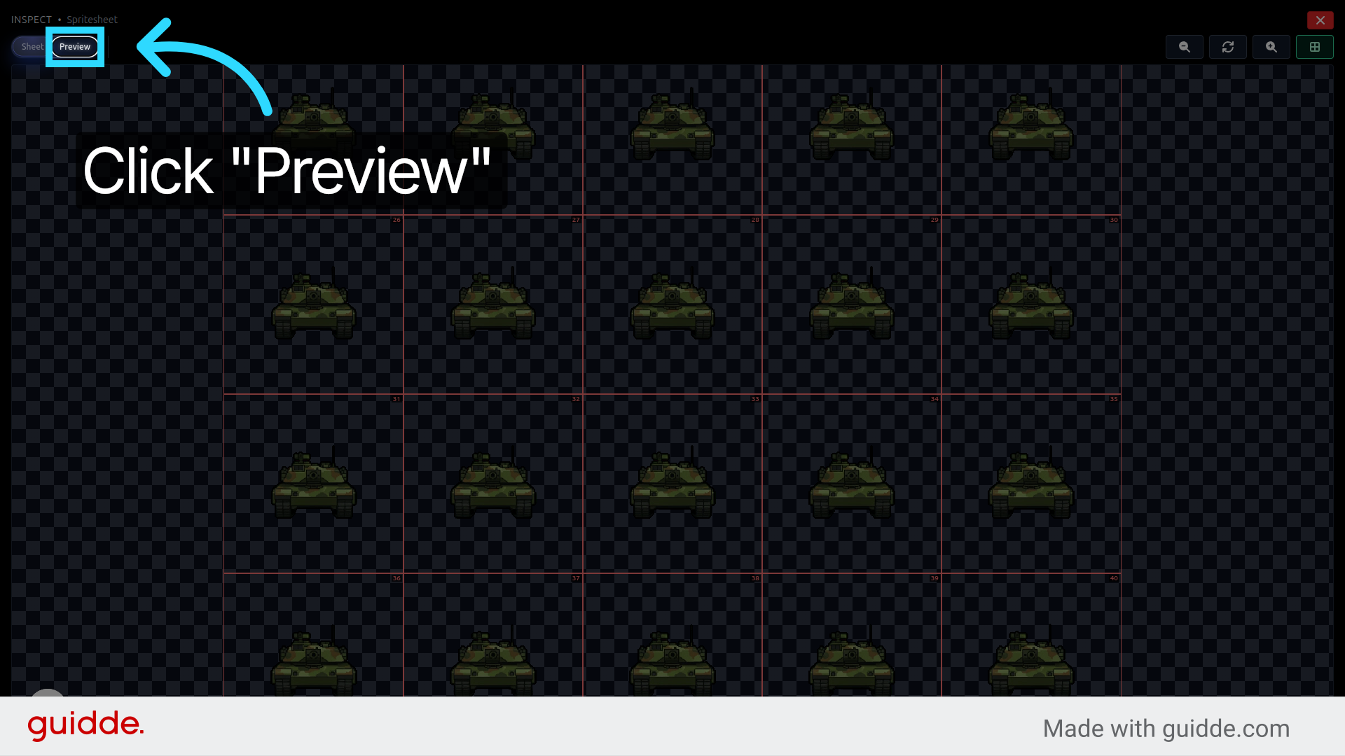Preview Spritesheet