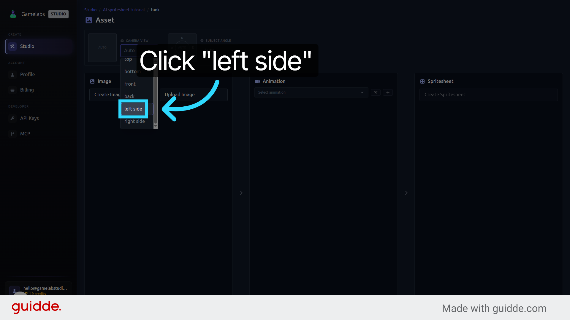 Set the View and Orientation