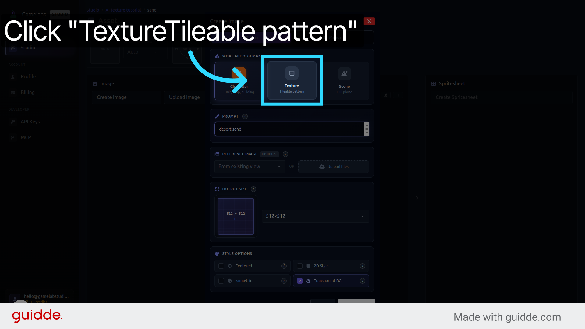 Enable Tileable Setting
