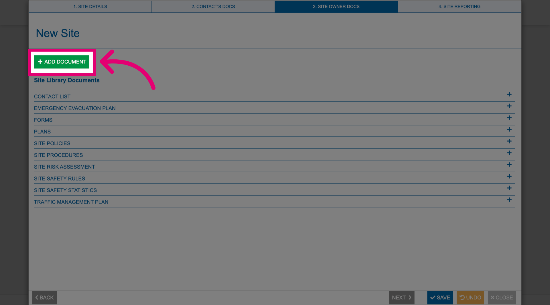 Click 'Add Document'