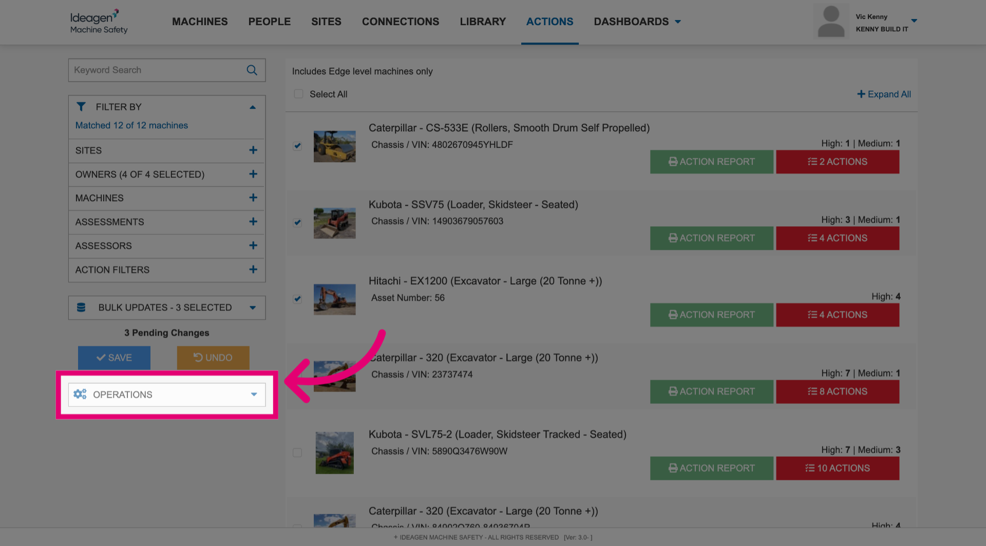 Click 'Operations'