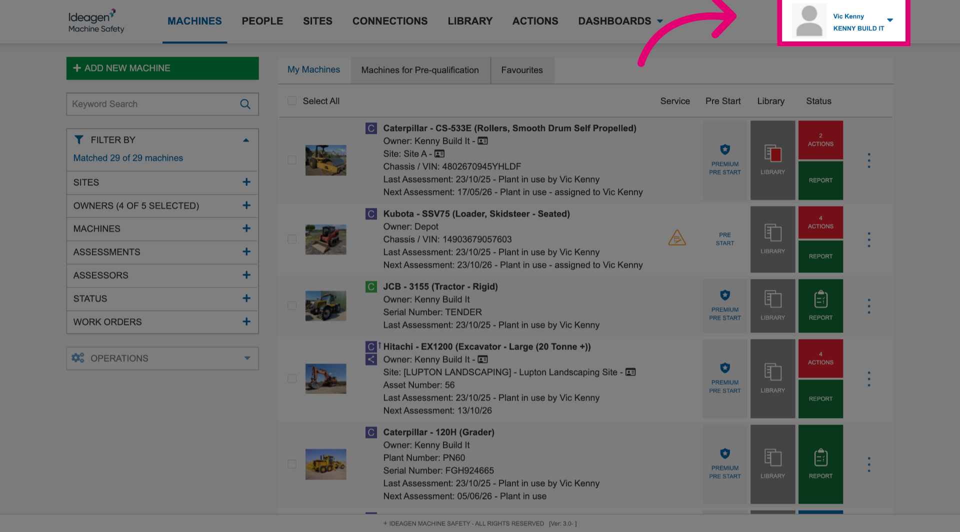 Click 'Account' 
