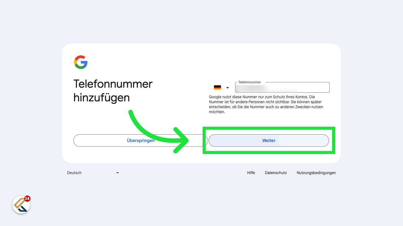 Wählen Sie eine Option.
