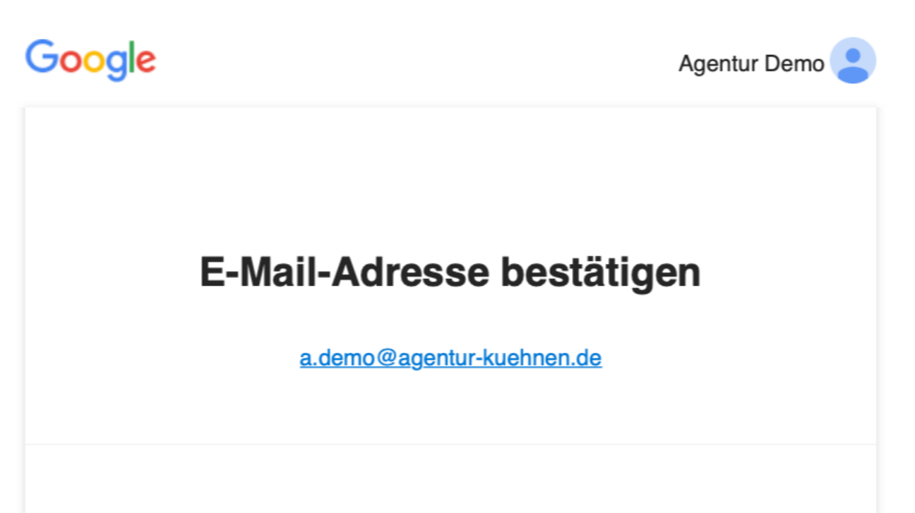 Prüfen Sie Ihr E-Mail Postfach.